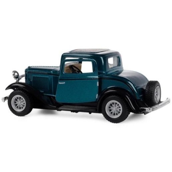 Металлическая машинка Kinsmart 1:34 1932 Ford 3-Window Coupe KT5332W / Зелёный