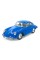 Машинка металлическая Porsche 356 B Carrera 2 Kinsmart 1:32 инерционная KT5398W цвет синий