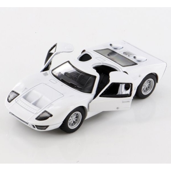 Модель машини KT5427W KINSMART "1966 Ford GT40 MKII" інерція 1:32 колір Білий