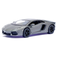 Машинка Kinsmart 1:38 Lamborghini Aventador LP 700-4 металлическая инерционная (Серый) KT5355W