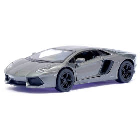 Машинка Kinsmart 1:38 Lamborghini Aventador LP 700-4 металлическая инерционная (Серый) KT5355W