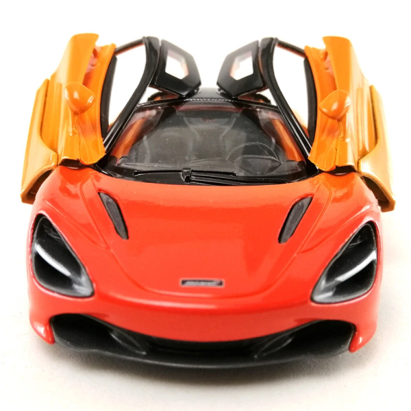 Машинка металева Kinsmart KT5403WG 1:36 McLaren MSO 720S інерційна, двері відчиняються / Помаранчевий