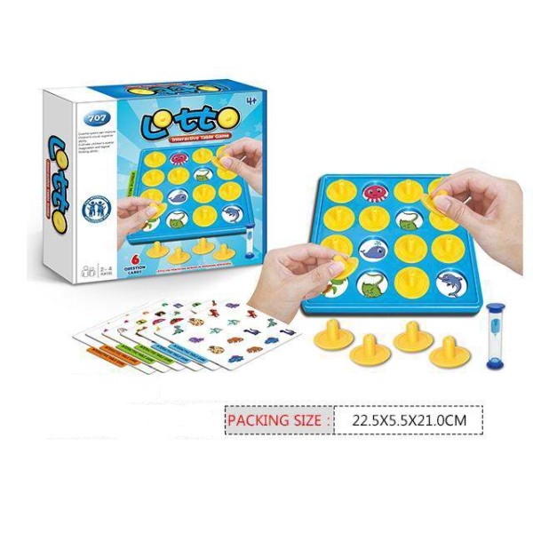 Настольная Игра Лото: Весёлая Викторина головоломка с песочными часами 707-A9