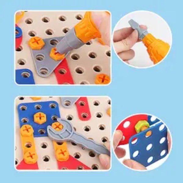 Конструктор 3169-24 мозаїчна головоломка 2в1 плоскі + об'ємні, тварини