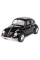 Машинка металлическая Kinsmart KT5057W 1:32 1967 Volkswagen Classical Beetle (Жук) инерционная, двери открываются / Черный