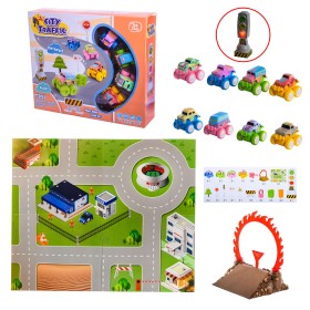 Коврик игровой с Машинками RT001-3 "Городской трафик"