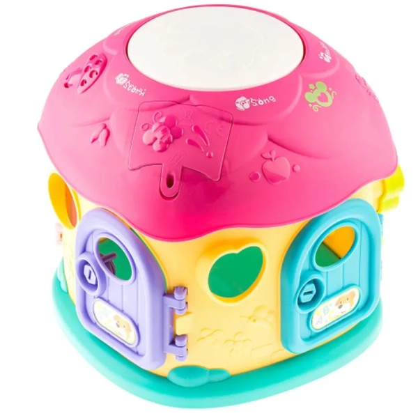 Развивающий Домик-игрушка с эффектами обучения и развития QX-91171E