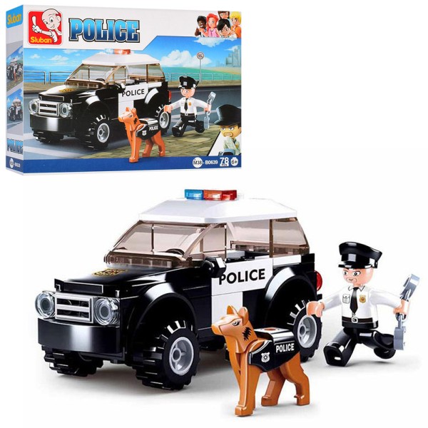 Конструктор SLUBAN Полиция 78 деталей M38-B0639