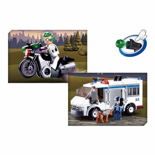 Конструктор SLUBAN Полиция 117 деталей M38-B0652