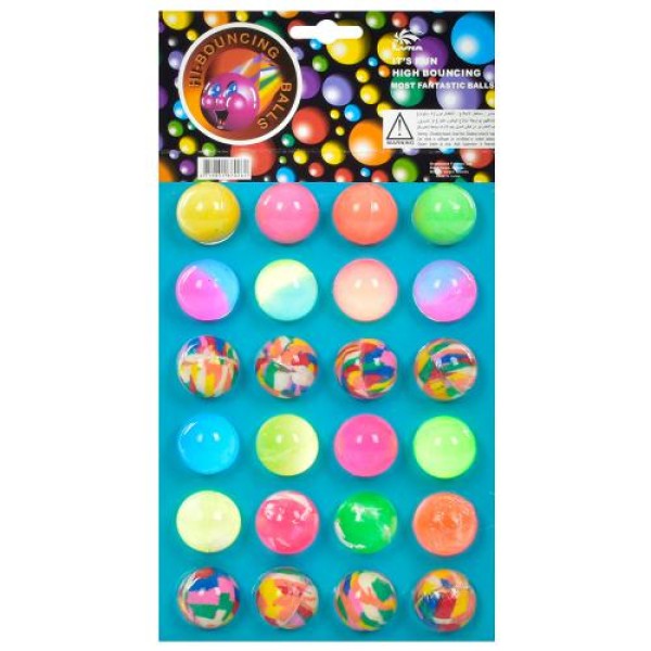 Стрибуни MS 0059-1 (3,5см) каучук, мікс кольорів, 24шт,на листі 34-18,5-3,5см ( ЦІНА ЗА 24 ШТ)