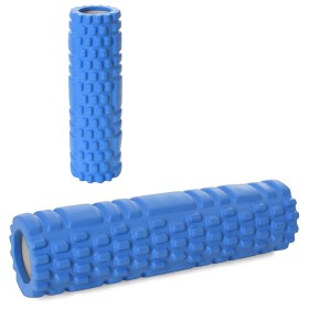 Массажный МФР ролик, валик для спины, фитнеса, йоги, пилатеса MS1836-BL