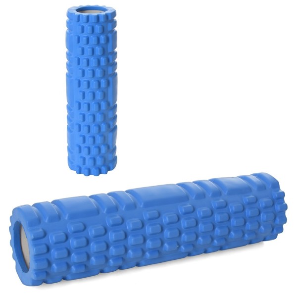 Массажный ролик MS1836-BL для фитнеса, йоги и пилатеса