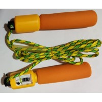 Скакалка с механическим счетчиком прыжков, 250 см MS0821 Orange
