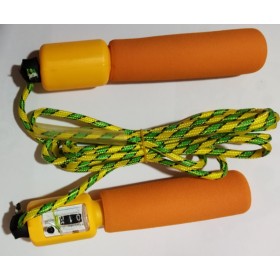Скакалка с механическим счетчиком прыжков, 250 см MS0821 Orange