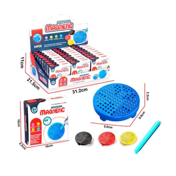 Магнитный планшет для рисования шариками: 120 отверстий, 288-15