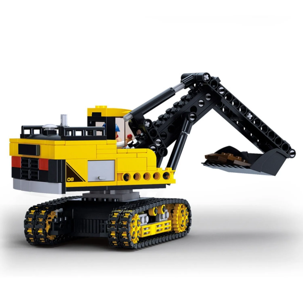 Конструктор SLUBAN Экскаватор 614 деталей M38-B0551