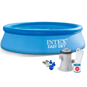 Бассейн надувной круглый Intex 28122NP Easy Set 305х76см, фильтр-насос 1250л/ч