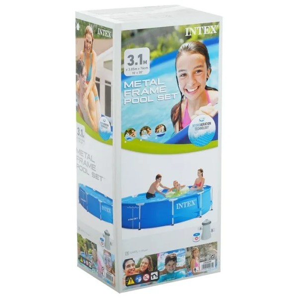 Басейн каркасний Metal Frame Set, 305х76 см, фільтр-насос, 28202NP