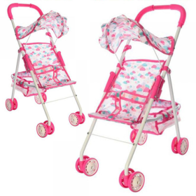 Прогулочная коляска для кукол Pink clouds M0352U/R - легкая и стильная