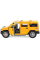 Машинка металлическая Kinsmart 1:40 2008 Hummer H2 SUV KT5337W инерционная, дверь открывается / Желтый