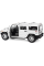 Машинка металлическая Kinsmart 1:40 2008 Hummer H2 SUV KT5337W инерционная, дверь открывается / Белый