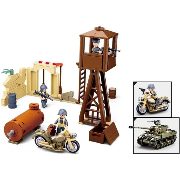Конструктор Sluban WWII Военная Битва Наступление 790 деталей M38-B0713