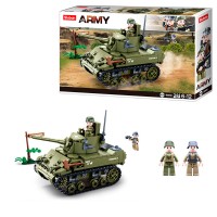Конструктор Sluban Танк Второй мировой войны 344 детали M38-B0856