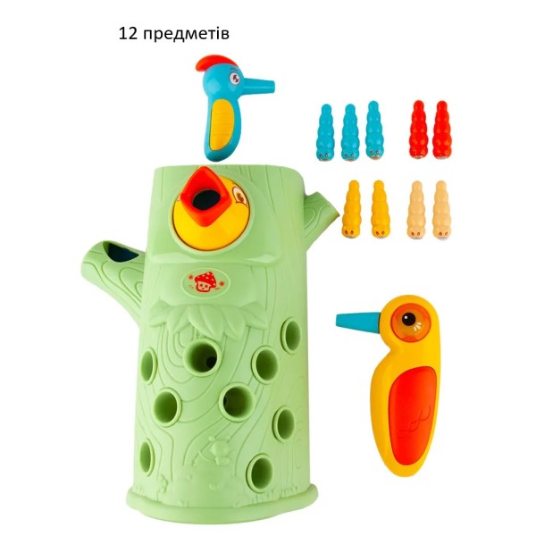 Игрушка сортер "Покорми птенца" FT 0016 Дятел