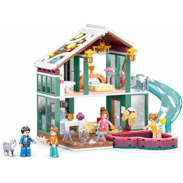 Конструктор Sluban Загородный Дом 439 деталей M38-B0961