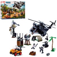 Конструктор Sluban M38-B0775 Полиция (Атака на убежище) 830 деталей