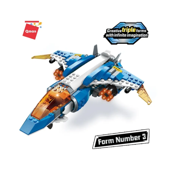 Детский Конструктор 3в1: Вертолет, Самолет, Дракон