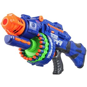 Игрушечный Бластер "Галактический Защитник" многозарядный, автоматический, с мягкими пулями 80531