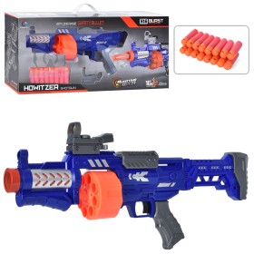 Детский игрушечный автомат бластер с безопасными мягкими пулями FH-001