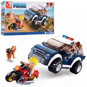 Конструктор Sluban "Полиция Погоня за нарушителем" 106 деталей M38-B0650