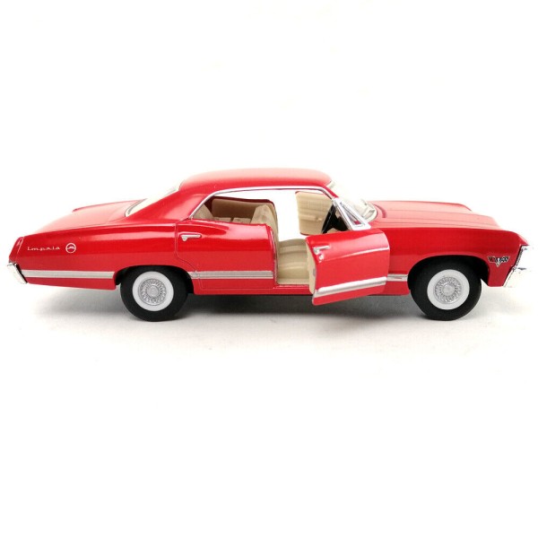 Машинка металлическая Kinsmart 1:43 1967 Chevrolet Impala (цвет красный) KT5418W