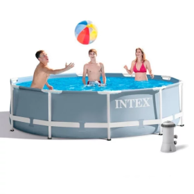Бассейн каркасный Intex 26702 NP 305×76 см, 4485 л, с насосом и фильтром, от 6 лет