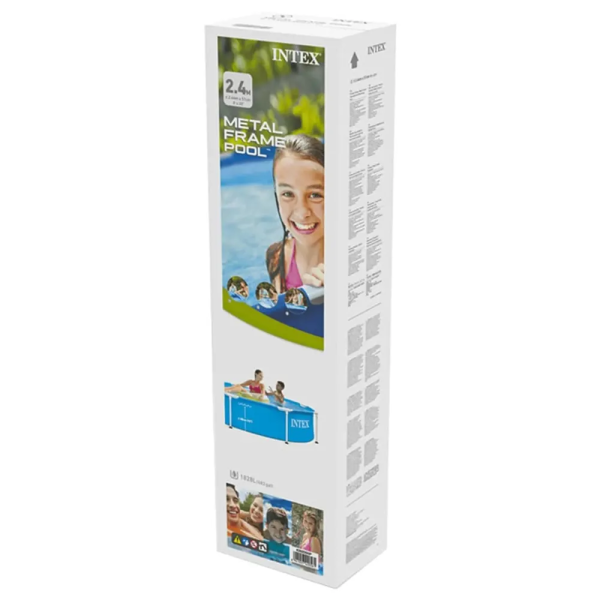 Бассейн каркасный Intex 28205 Metal Frame 244×51 см, 1828 л