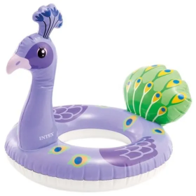 Круг надувной для детей Intex 59221 "Павлин" 107×58 см, 3–6 лет