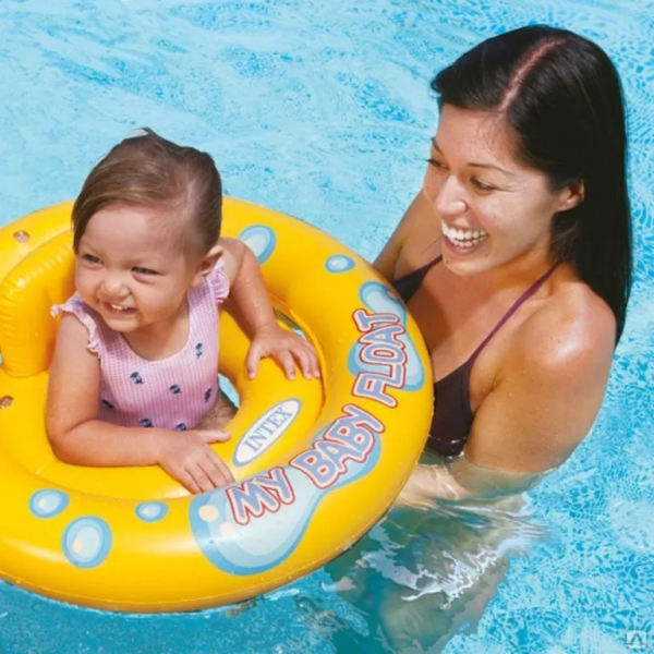 Круг надувной Intex 59574NP My Baby Float 67 см с сиденьем, от 1 до 2 лет