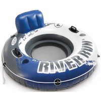 Надувне коло-крісло INTEX 58825EU River Run 135см з ручками до 100кг