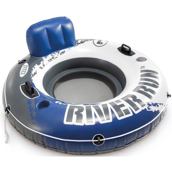 Надувной круг-кресло INTEX 58825EU River Run 135см с ручками до 100кг