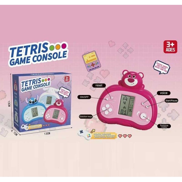 Тетрис BY 6047-11 (120/2) герой, регулювання гучності, класичні ігри, звук, на батарейках, рівні складності