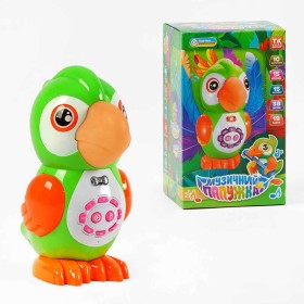 Музичний папужка 45158 TK Group, Українське озвучення, пісні, казки, скоромовки, загадки, вікторина, підсвічування