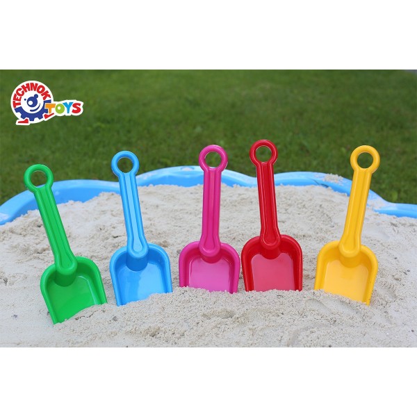 Лопатка Детская игровая пластиковая (5 шт разных цветов) 1776