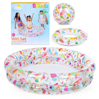 Бассейн детский надувной INTEX 122Х25СМ С мячом и кругом, 114Л, ОТ 2 ЛЕТ 59460