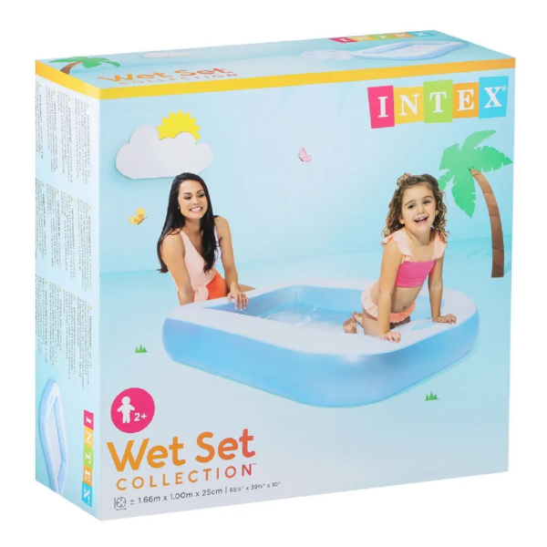 Басейн 57403 басейн прямокутний, 166-100-28 см