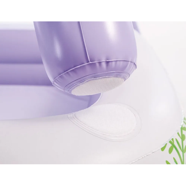 Бассейн надувной детский квадратный с навесом от солнца "Домик", размер 157х157х122 см, от 2-х лет, 57470 Intex