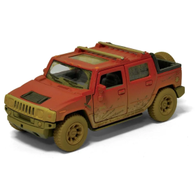Модель машины Kinsmart 1:40 "HUMMER H2 SUT (Muddy)" инерция KT5097WY / Красная