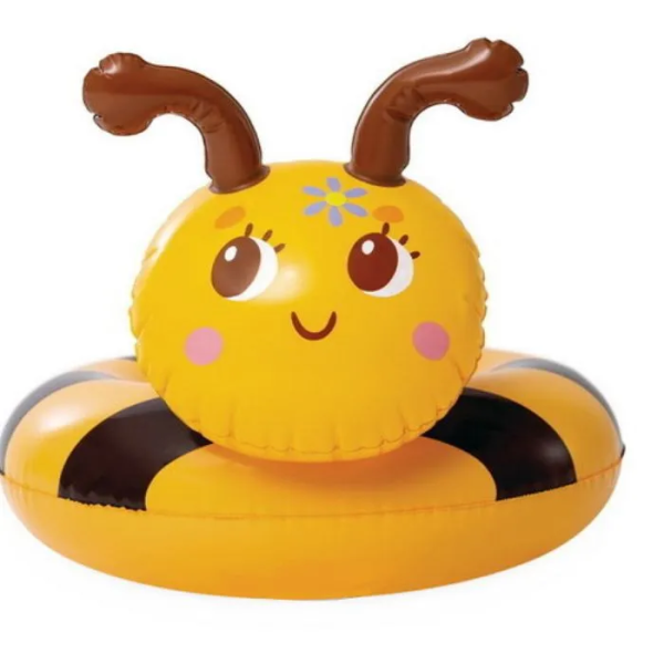 Надувной круг Intex 59220 "Пчелка" винил, (3-6 лет)