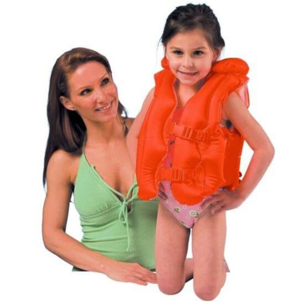 Жилет для плавання дитячий INTEX 58671EU Deluxe Swim на 3-6 років, 50 Х 47 см